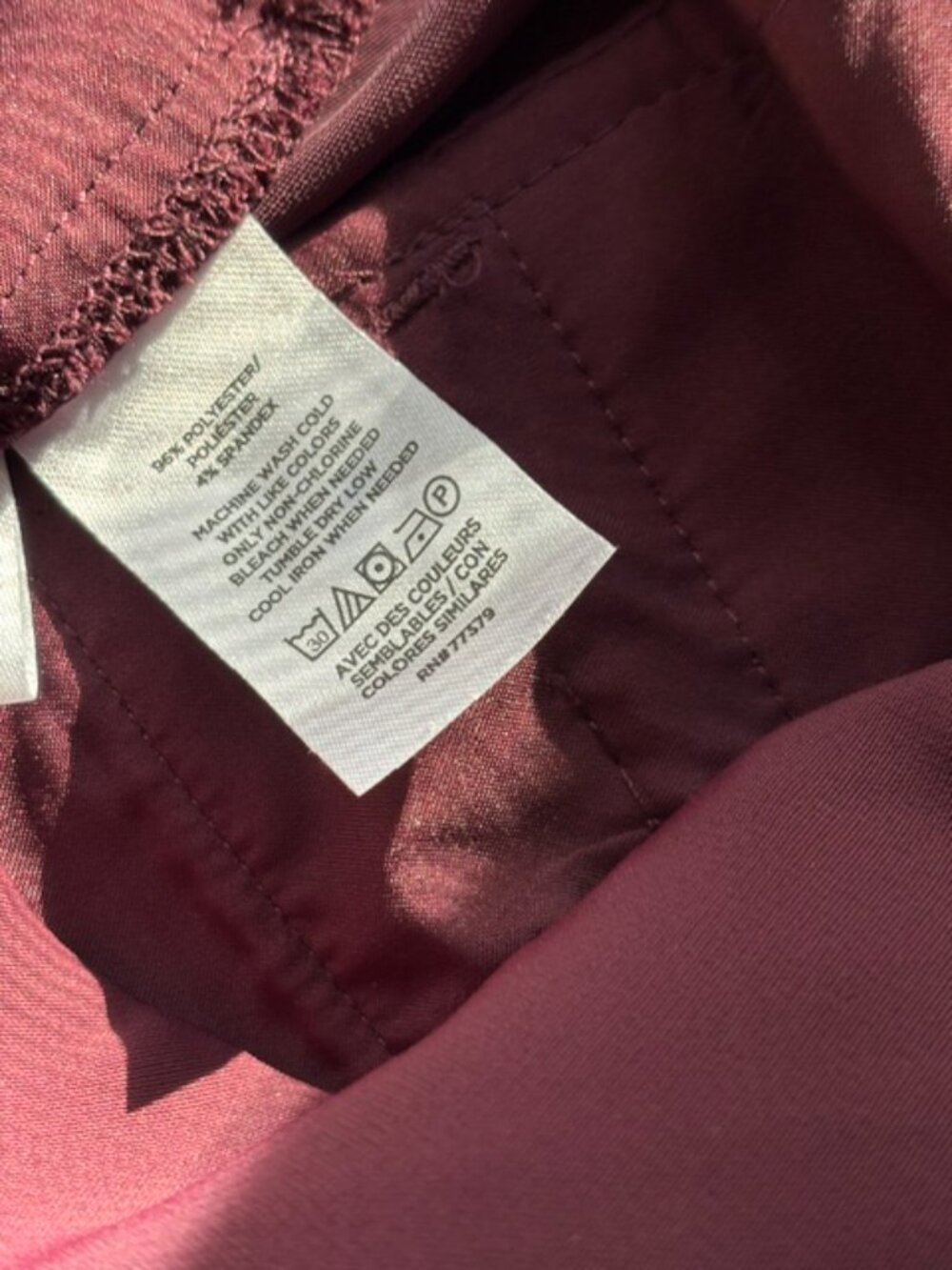 Ann Taylor Poised Plum Pleated Wide Leg Pant in Bi-Stretch Size 8 Petite - Picture 8 of 8